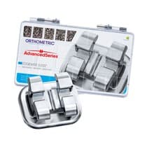 Bráquete Metálico Edgewise Advanced Series 0,022 - 100 casos - Orthometric