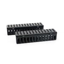 Estojo para Esterilização Plástico 20x4x4cm Sterilys Pequeno Preto 2unid. - Lysanda