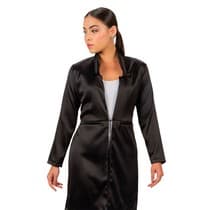 Jaleco Feminino Lux Preto - FunWork