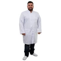 Jaleco Masculino Plus Size Unik - Branco - FunWork
