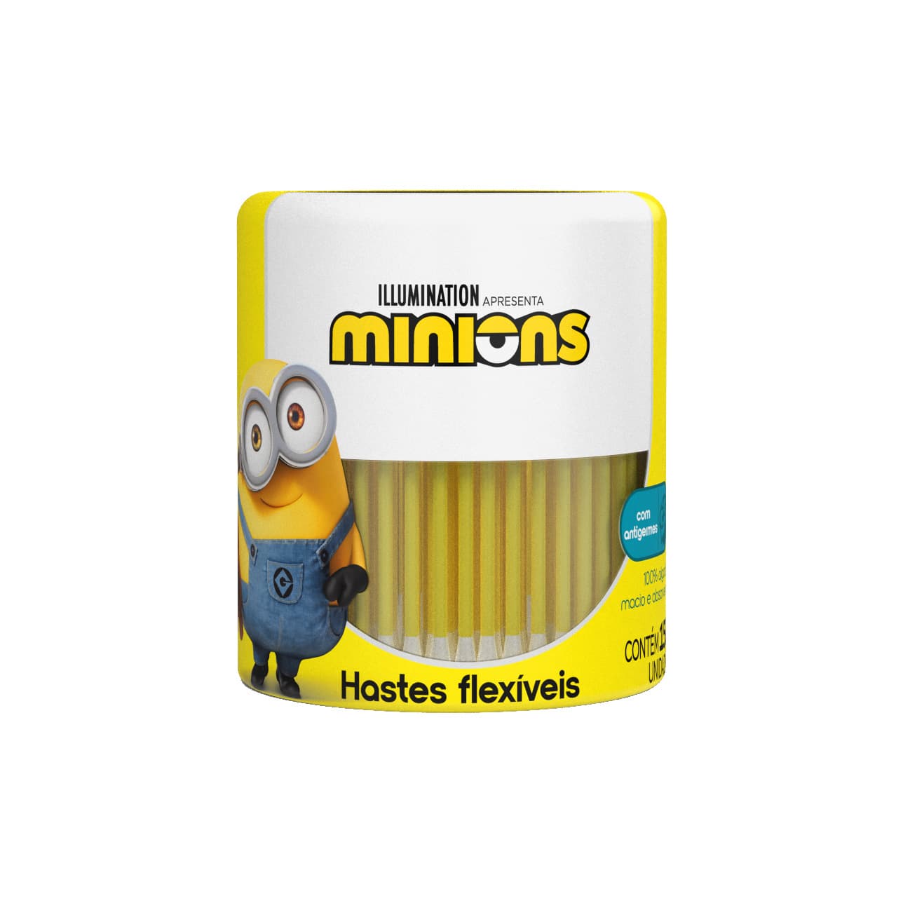 Hastes Flexíveis Minions – 150 unidades