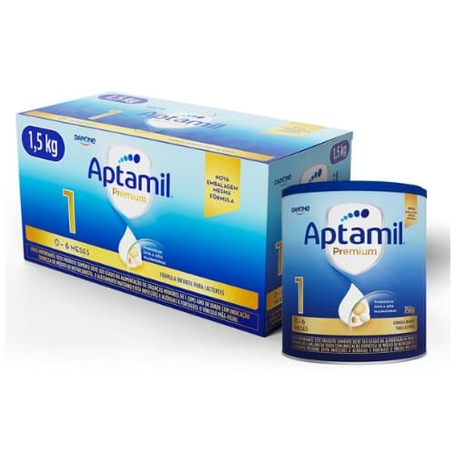 Kit Aptabox Aptamil Premium 1 - 2 Latas de 750g - Danone