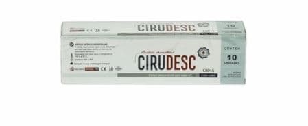 Bisturi Com Cabo Descartável N°23 Ciruti Com 10 Unidades