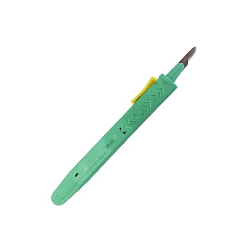 Bisturi Descartável com Dispositivo de Segurança N°24 - 10 unidades - Wiltex
