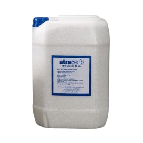 Cal Sodada Com Indicador Violeta De Etila - 15kg - Atrasorb