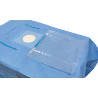 Campo Cirurgico Oftalmico 0,75 X 0,75 Azul Estéril - Pion G Plus