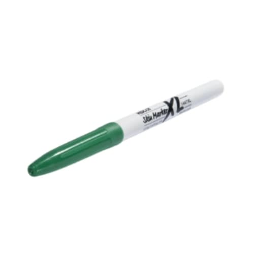 Caneta Marcadora de Pele Viscot XL - Verde - Não Estéril - Mem Cirurgica