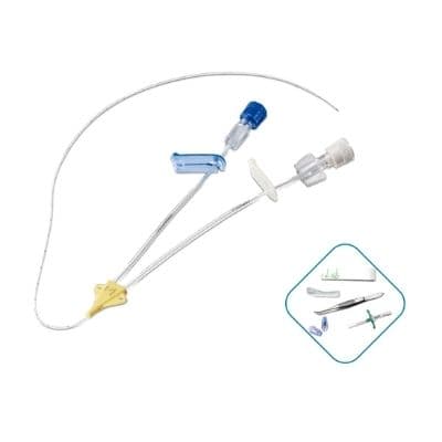 Cateter Picc Duplo Lumen 4.0fr - 60cm - Poliuretano - Blenta