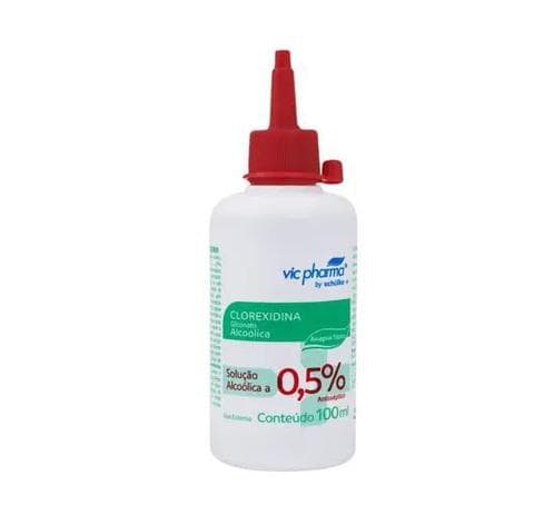 Clorexidina 0,5% Alcóolica Almotolia 100ml - Vic Pharma