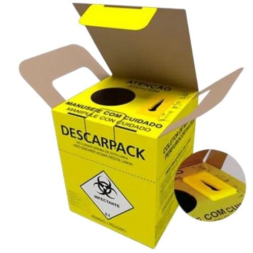 Coletor Perfuro Cortante 1,5 Lts - Descarpack