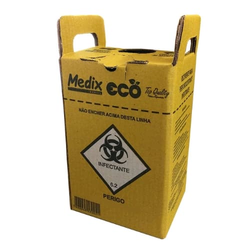 Coletor Perfurocortante Amarelo Premium 1,5L - Medix