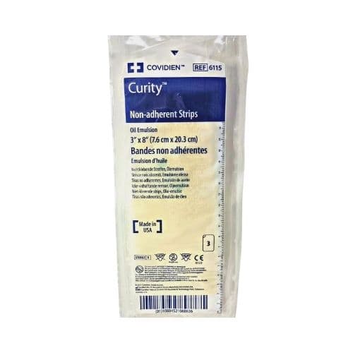 Compressa Com Emulsão Petrolatum Covidien 7,6cm X 20,3cm Pacote Com 3 Unidades