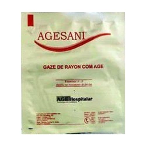 Compressa De Gaze Rayon Com Age 7,5cm X 15cm - Unidade - Agesani