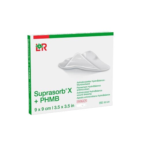 Curativo Antimicrobiano Hidrobalance Suprasorb X + Phmb 9 X 9cm Unidade Lohmann e Rauscher