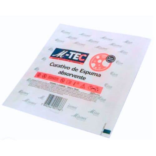 Curativo De Espuma Absorvente Border 10 X 10cm Unidade Missner