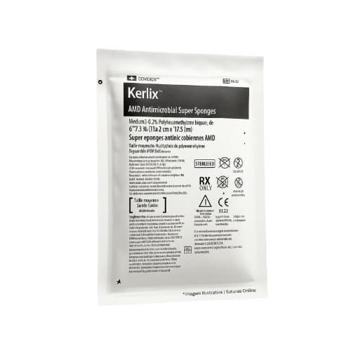 Curativo de Gaze 100% Algodão Kerlix com Phmb 0,2% 15 X 17cm - 2 Unidades Covidien