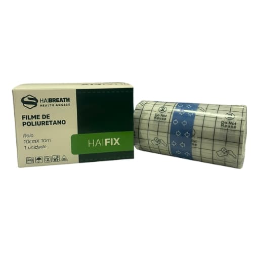 Curativo Filme Transparente Não Estéril Rolo 10cm X 10m - Haifix - Haibreath