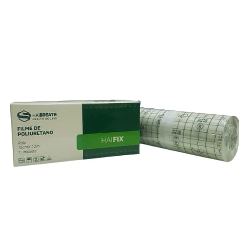 Curativo Filme Transparente Não Estéril Rolo 15cm X 10m - Haifix - Haibreath