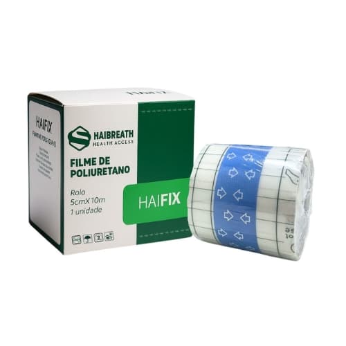 Curativo Filme Transparente Não Estéril Rolo 5cm X 10m - Haifix - Haibreath