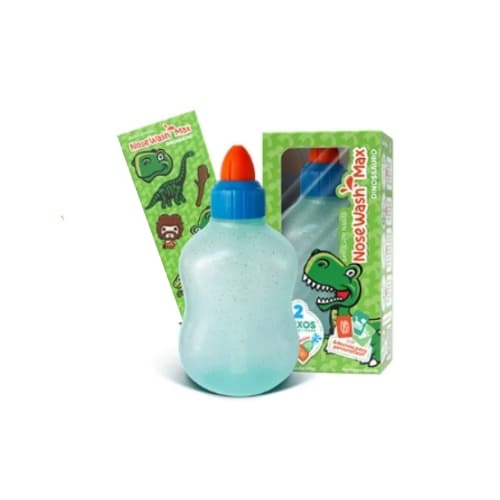 Garrafa de Lavagem Nasal 240ml - Nosewash Max Dinossauro