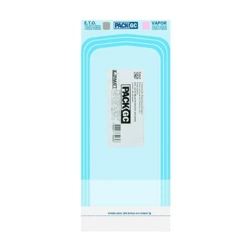 Envelope Auto Selante para Esterilização 90 X 260mm - 100 Unidade - Zermat