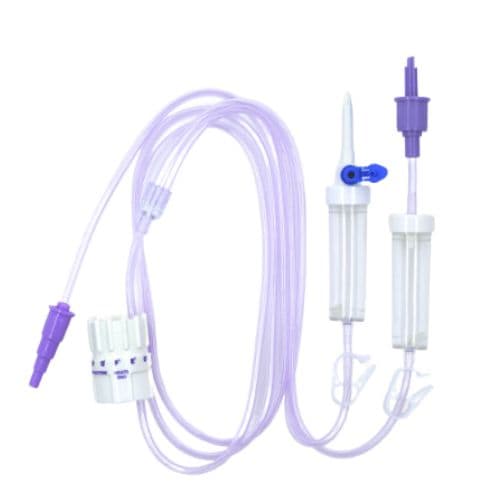 Equipo para Nutrição Enteral 2 Vias com Ponta Perfurante Conectores Enplus/Escalonado GMI
