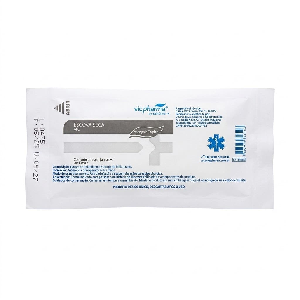 Escova Seca para Assepsia UL - Vic pharma