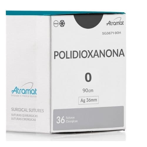 Fio de Sutura 0 Polidioxanona 36 Envelopes - Atramat