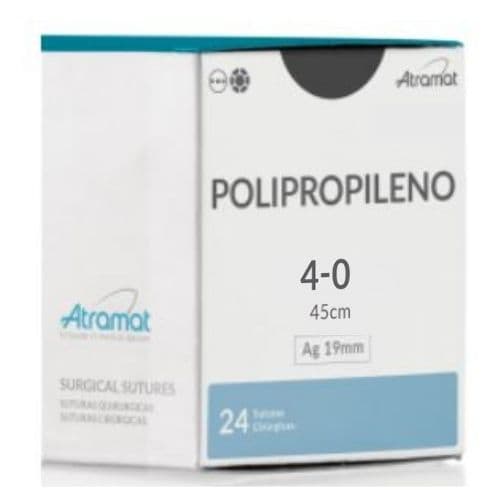 Fio de Sutura 4-0 Polipropileno 24 Envelopes - Atramat
