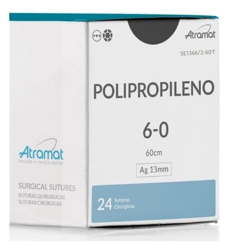 Fio de Sutura 6-0 Polipropileno 24 Envelopes - Atramat
