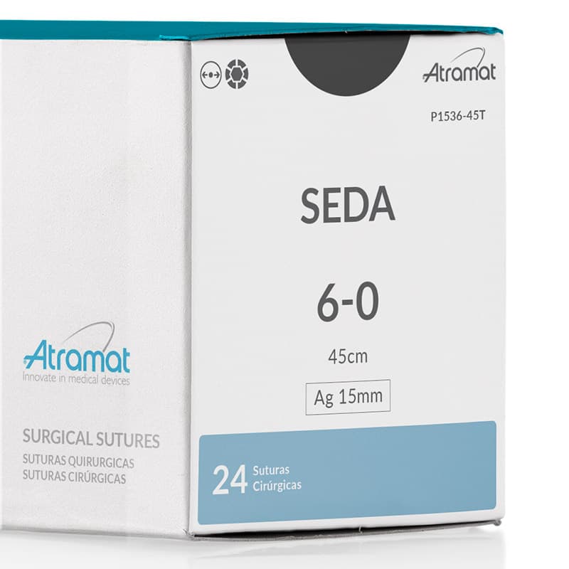 Fio de Sutura 6-0 Seda 24 Envelopes - Atramat
