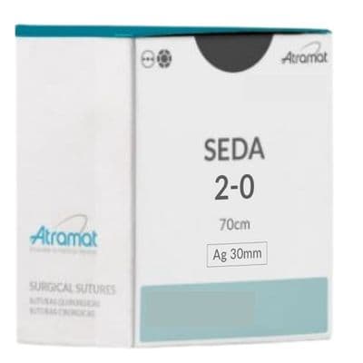 Fio de Sutura 2-0 Seda 24 Envelopes - Atramat