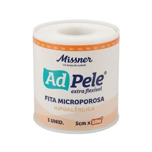 Fita Microporosa Branca 5,0cm X 10m - AD Pele