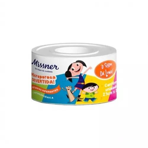 Fita Microporosa Show da Luna 2,5cm X 3m Missner Unidade
