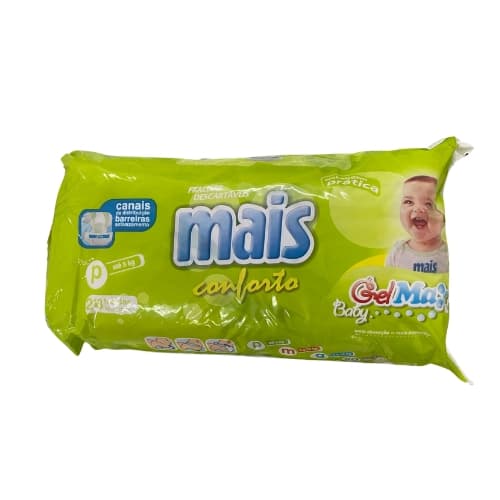 Fralda Infantil Descartável Prático P - 28 Unidades - Mais Conforto