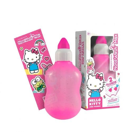 Garrafa de Lavagem Nasal Hello Kitty and Friends 240ml NoseWash - AGPmed