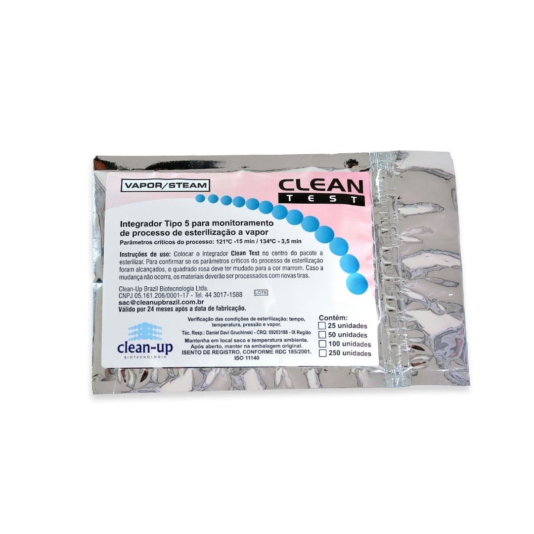 Integrador Químico Classe 5 - Vapor - 250 Unidades - Clean UP