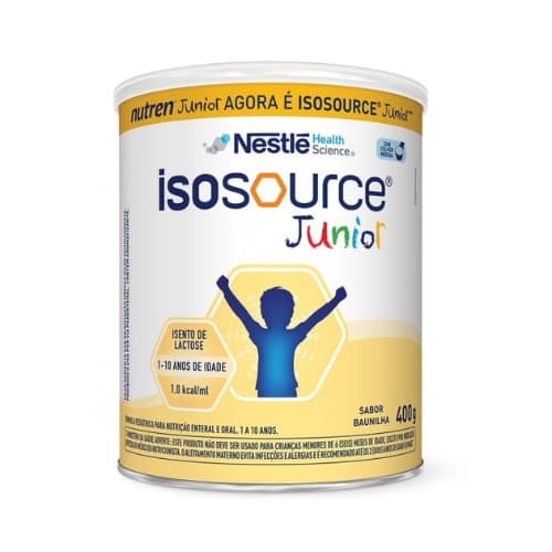 Isosource Junior Baunilha 400g Unidade Nestlé