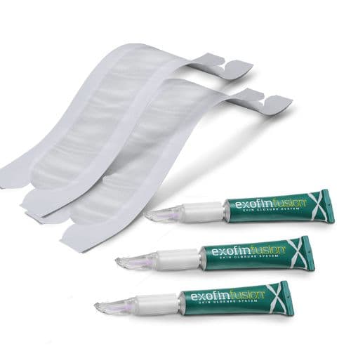 Kit 3 Colas Cirúrgicas com Tela para Pele 60 CM - Exofin Fusion