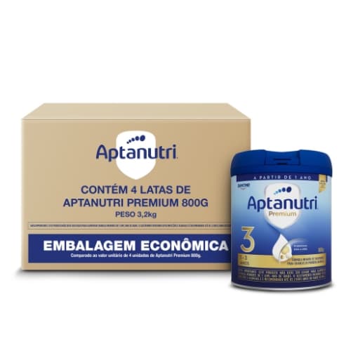 Kit Aptanutri Premium 3 800g - 4 Latas de 800g - Danone