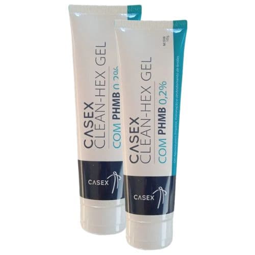 Kit com Gel Com PHMB 0,2% Clean Hex 100g 2 Unidades - Suturas online | Produtos para Saúde, médico-hospitalar, home care