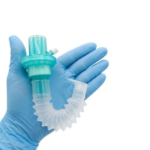 Kit Filtro Ventilação Mecânica Bacteriano Viral Adulto Haibreath - 50 Unidades