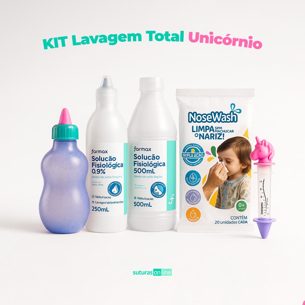 Kit Lavagem Total Unicórnio - Suturas online | Produtos para Saúde, médico-hospitalar, home care