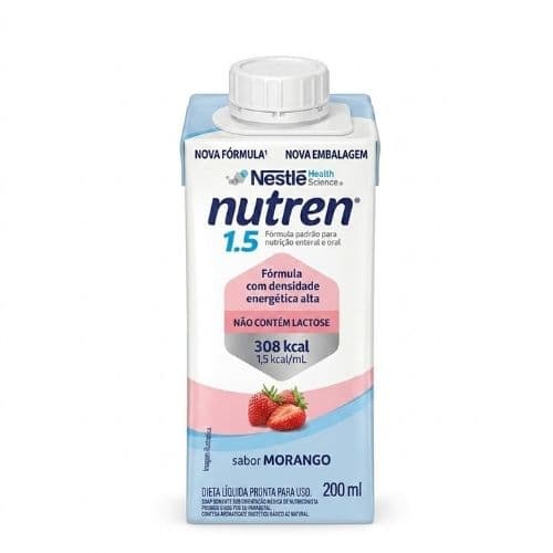 Nutren 1.5 Morango 200ml Unidade Nestlé