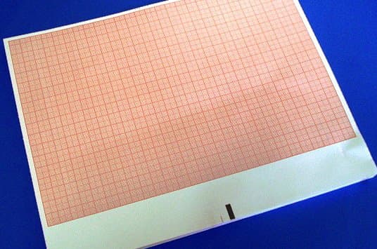 Papel Termossensível Para ECG TITS 130mm X 120mm - 200 Folhas - Technoprint