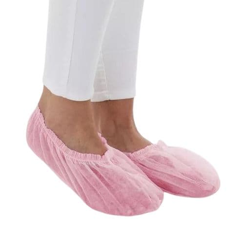 Sapatilha Propé Descartável Standard Pink Com 100 Unidades Anadona