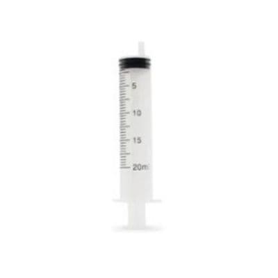 Seringa de 20ml Sem Agulha Luer Slip - 50 Unidades - Medix