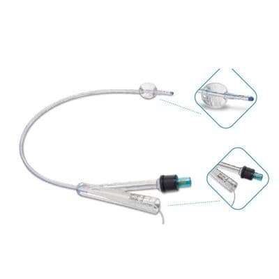 Sonda Foley Com Balão 10FR Silicone Pediatrica Unidade Blenta