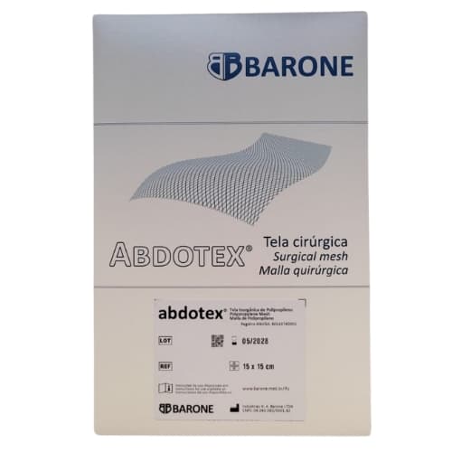 Tela Cirúrgica de Polipropileno Abdotex 15 X 15cm - Barone