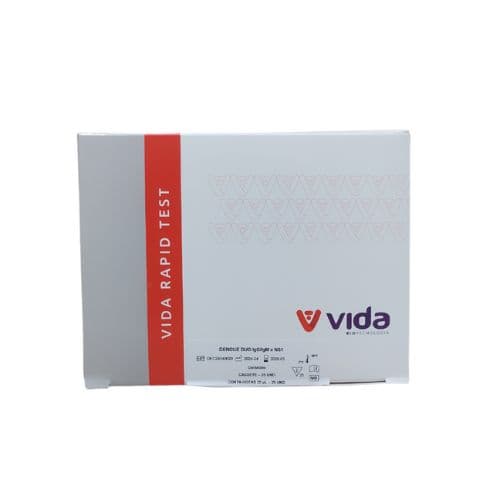 Teste Rápido Dengue DUO (IGGM/IGM e NS1) - Vida Biotecnologia - Caixa com 25 testes